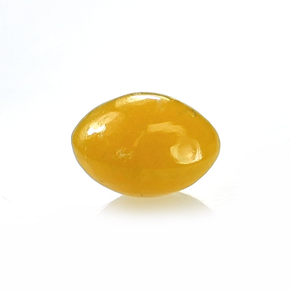 YELLOW AVENTURINE PLAIN LENTIL ROUND (AAA/CLEAN) 5.00X5.00 MM 0.58 CTS