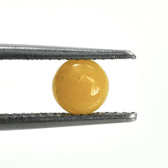 YELLOW AVENTURINE PLAIN LENTIL ROUND (AAA/CLEAN) 5.00X5.00 MM 0.58 CTS