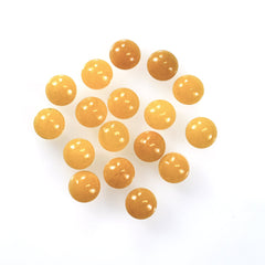 YELLOW AVENTURINE PLAIN LENTIL ROUND (AAA/CLEAN) 5.00X5.00 MM 0.58 CTS