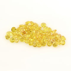 YELLOW SAPPHIRE CUT ROUND 3.40MM 0.184 Cts.