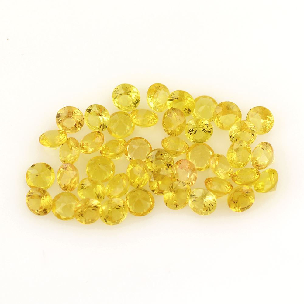 YELLOW SAPPHIRE CUT ROUND 3.70MM 0.239 Cts.