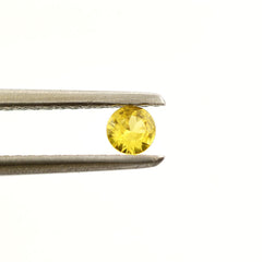 YELLOW SAPPHIRE CUT ROUND 3.20MM 0.147 Cts.
