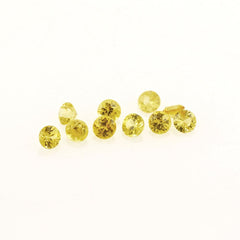 YELLOW SAPPHIRE CUT ROUND 1.60MM 0.024 Cts.