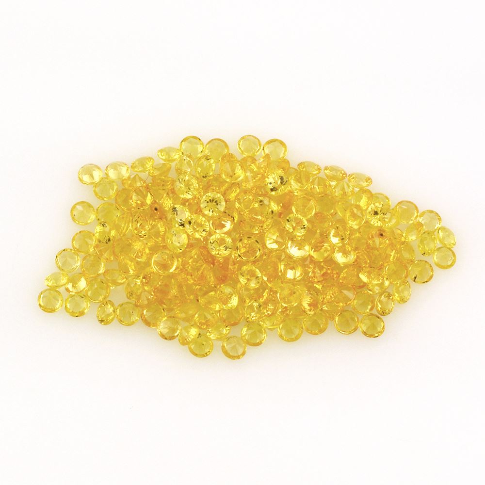 YELLOW SAPPHIRE CUT ROUND 1.90MM 0.038 Cts.
