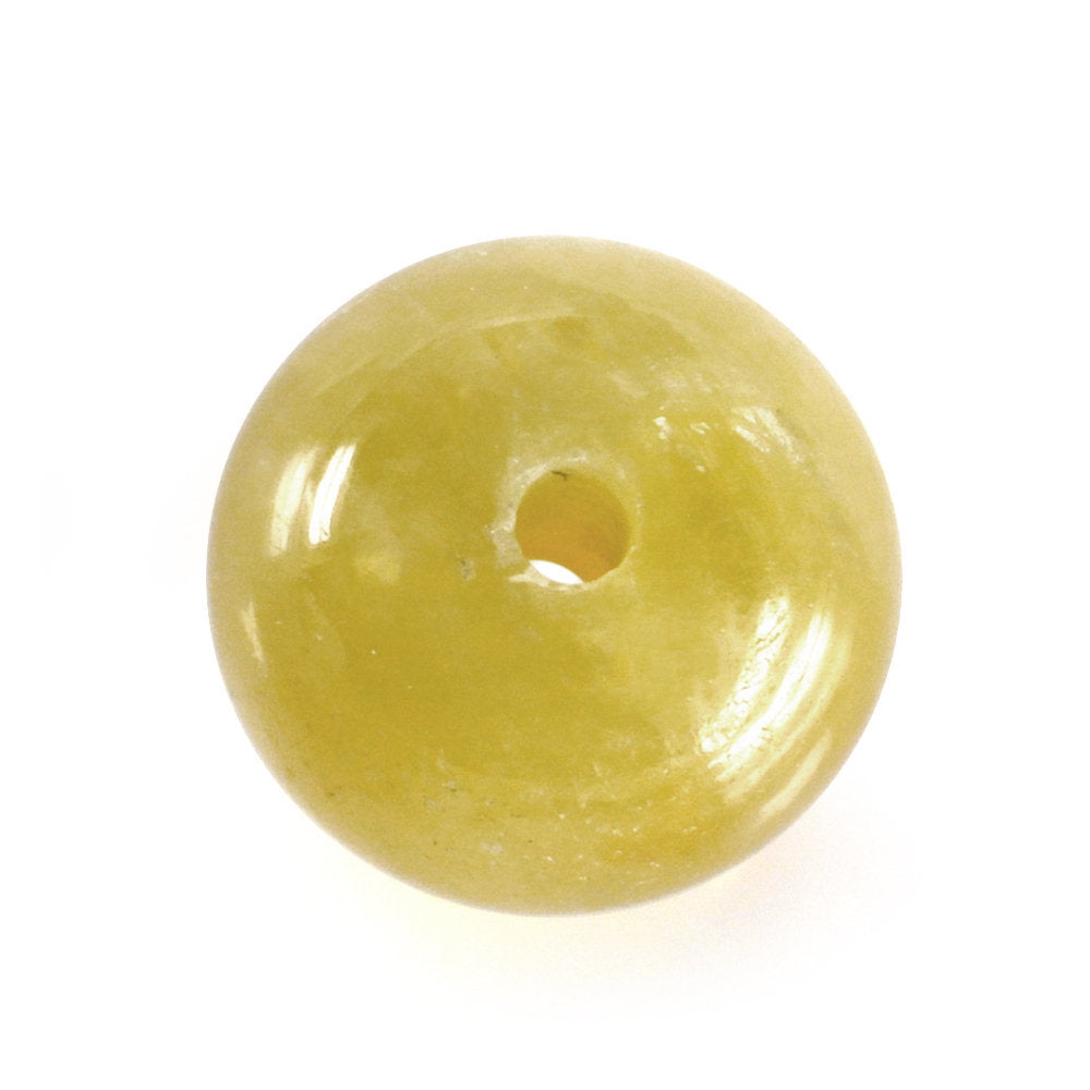 YELLOW SAPPHIRE PLAIN BALL (FULL DRILL) 10MM 10.07 Cts.