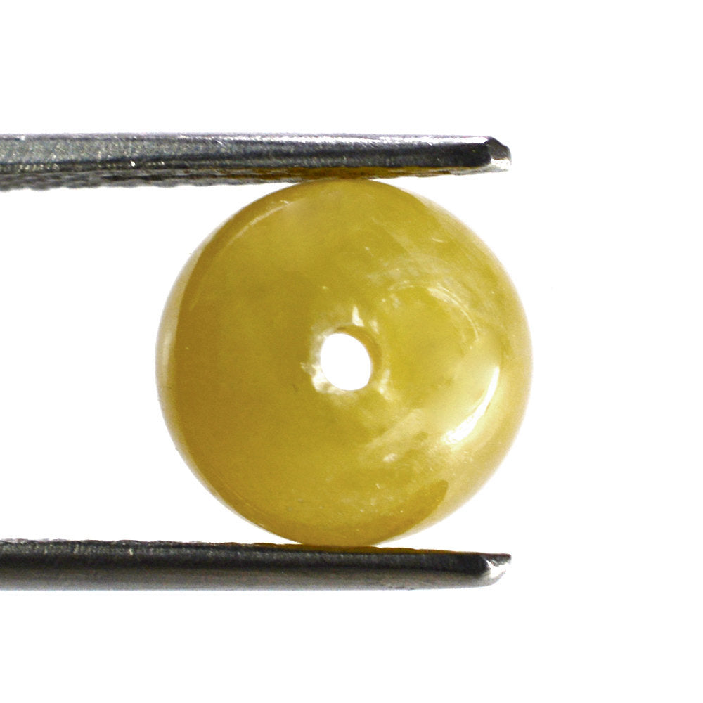 YELLOW SAPPHIRE PLAIN BALL (FULL DRILL) 10MM 10.07 Cts.