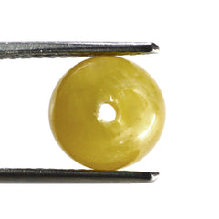 YELLOW SAPPHIRE PLAIN BALL (FULL DRILL) 10MM 10.07 Cts.
