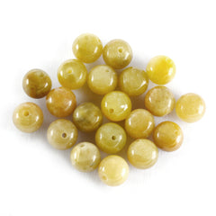 YELLOW SAPPHIRE PLAIN BALL (FULL DRILL) 10MM 10.07 Cts.