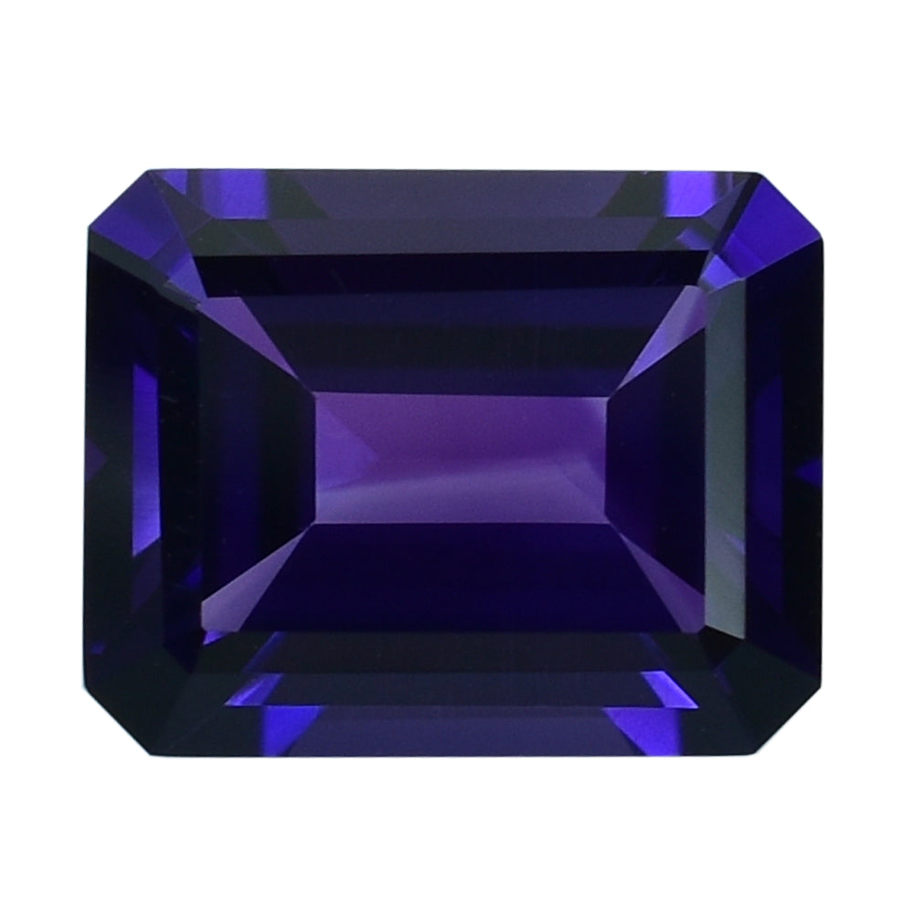 AFRICAN AMETHYST STEP CUT OCTAGON (AAA)(CLEAN) 10.00X8.00 MM 3.25 Cts.