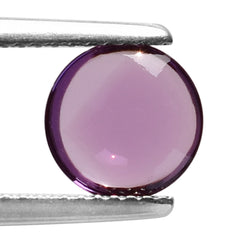 AFRICAN AMETHYST PLAIN LENTIL ROUND 8.00X8.00 MM 1.08 Cts.