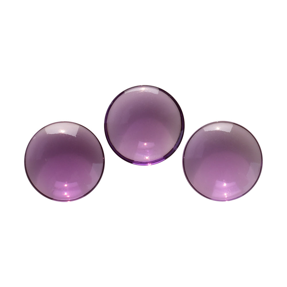 AFRICAN AMETHYST PLAIN LENTIL ROUND 10.00X10.00 MM 2.32 Cts.