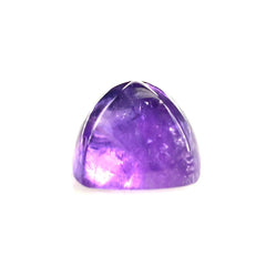 AFRICAN AMETHYST SUGARLOAF CUSHION CAB (AA/HI) 10X10MM 5.37 Cts.