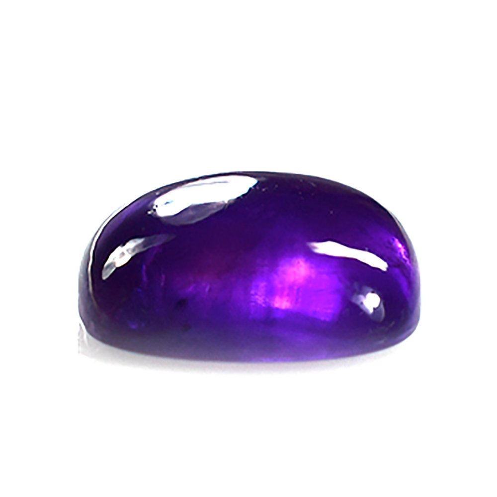 AFRICAN AMETHYST PLAIN CUSHION CAB 12MM 6.14 Cts.