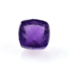 AFRICAN AMETHYST SUGARLOAF CAB CUSHION (AAA/HI) 5.00X5.00 MM 0.69 Cts.