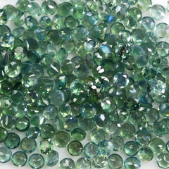 ALEXANDRITE CUT ROUND (B-GRADE) (LITE) (NO COLOR CHANGE) (GREEN/SI) 1.90-2.00MM 0.04 Cts.