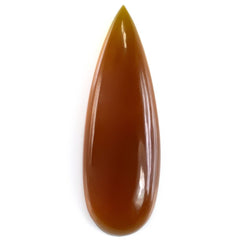 BROWN AMBER PEAR CAB 36X12MM 7.55 Cts.