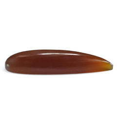 BROWN AMBER PEAR CAB 36X12MM 7.81 Cts.