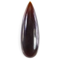 BROWN AMBER PEAR CAB 36X12MM 7.25 Cts.