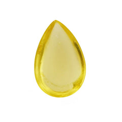 AMBER PEAR CAB 18X12MM 2.96 Cts.
