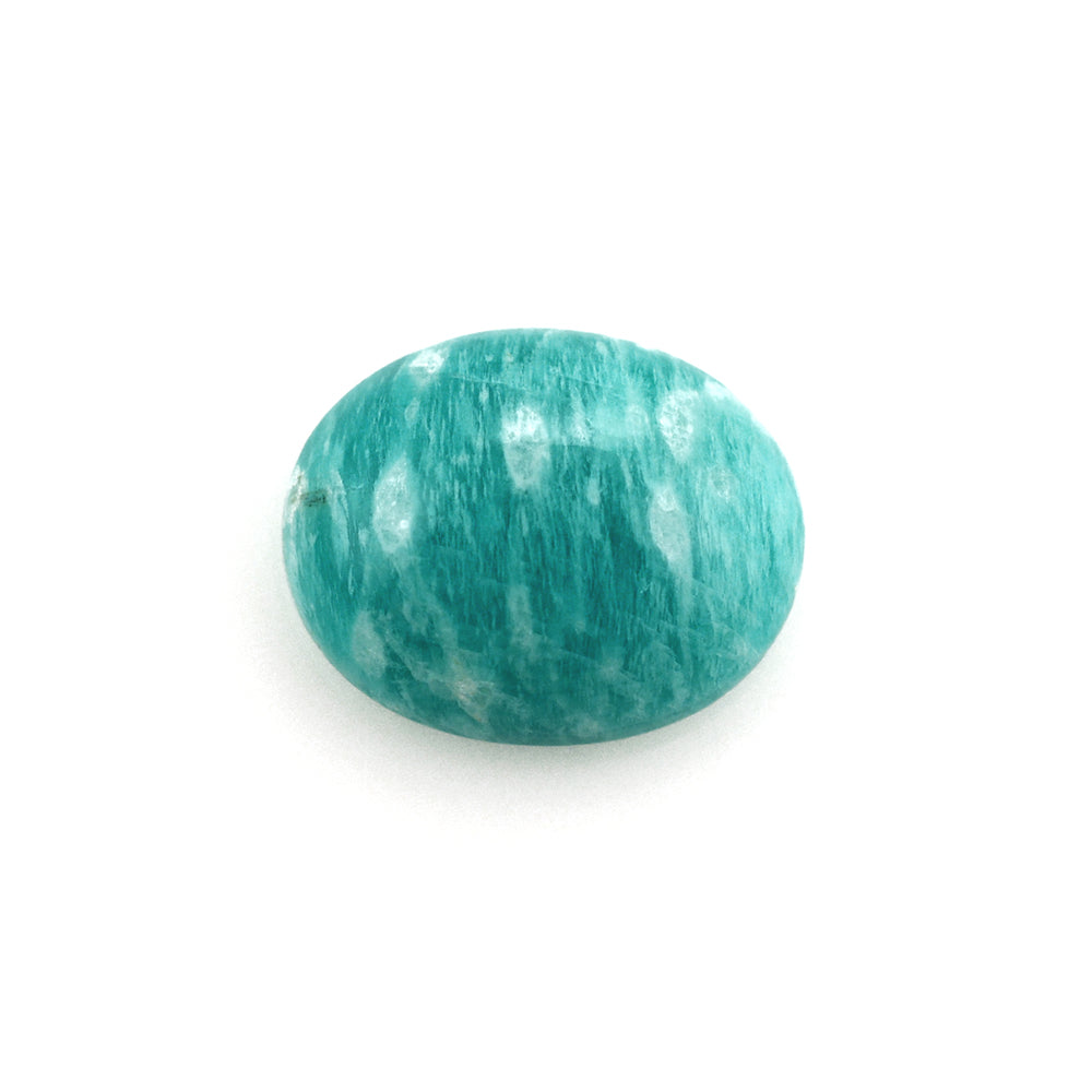 BLUE AMAZONITE OVAL CAB 10X8MM 2.35 Cts.