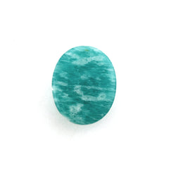 BLUE AMAZONITE OVAL CAB 10X8MM 2.35 Cts.