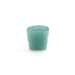 BLUE AMAZONITE CUSHION CAB (HIGH DOME) 7MM 3.53 Cts.