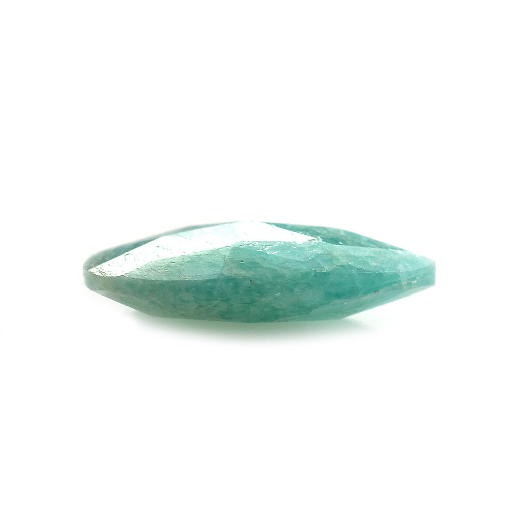 AMAZONITE ROSE CUT BRIOLETTE PEARISH 14X10MM 3.55 Cts.