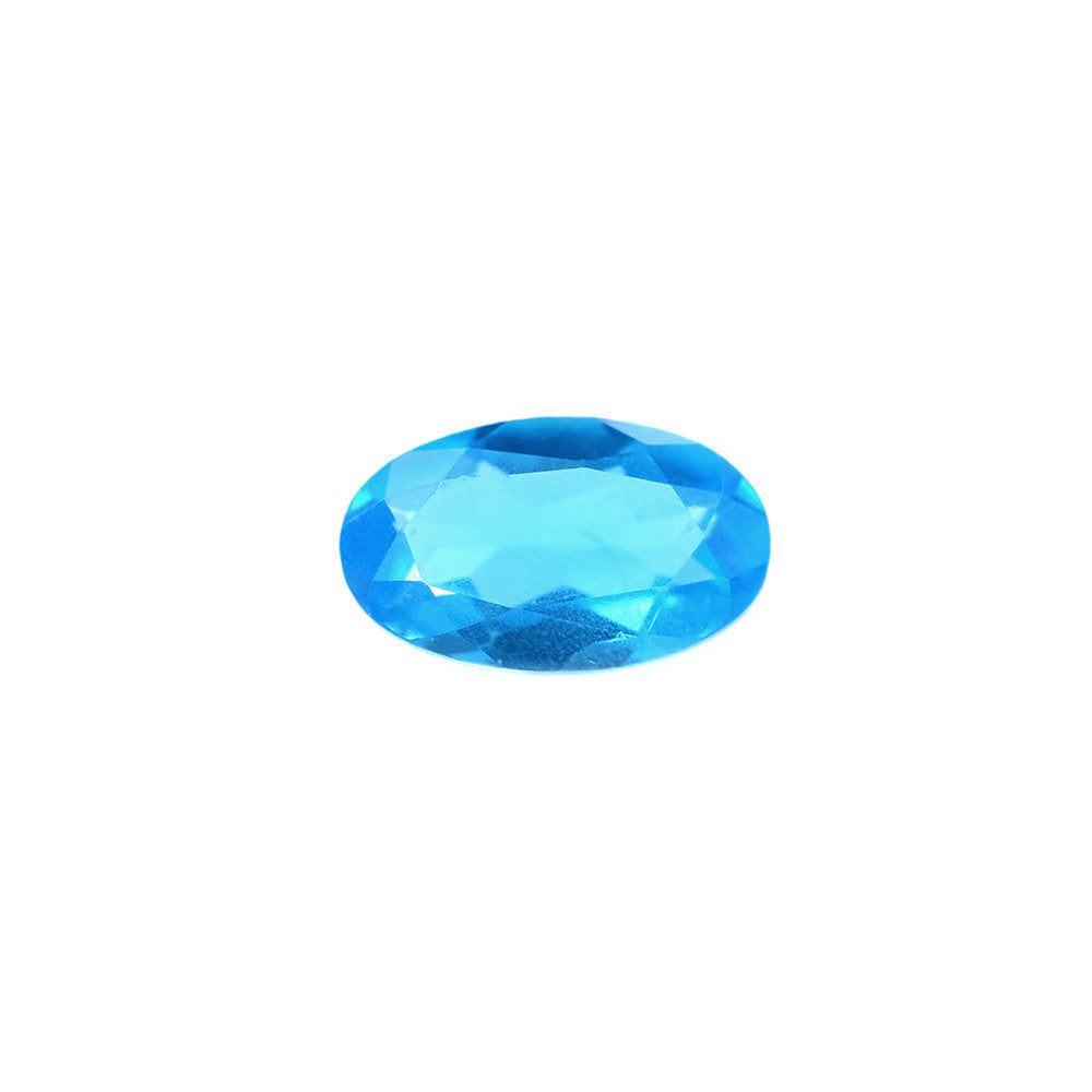 NEON BLUE APATITE CUT OVAL 5X3MM 0.23 Cts.