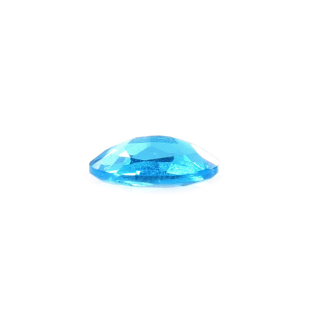 NEON BLUE APATITE CUT OVAL 5X3MM 0.23 Cts.