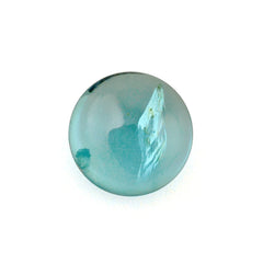 BLUE APATITE ROUND CAB (HI) 5MM 0.60 Cts.