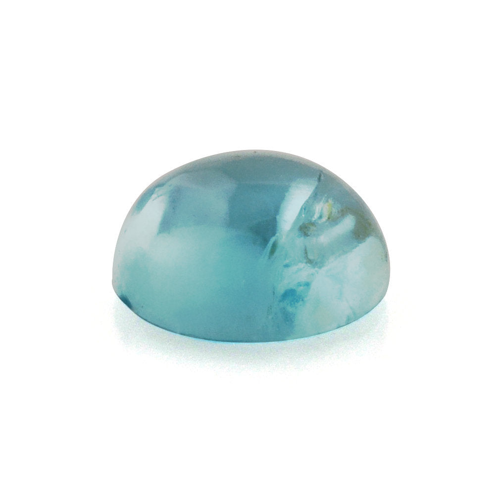 BLUE APATITE ROUND CAB (HI) 5MM 0.60 Cts.