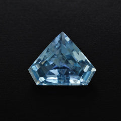 AQUAMARINE CUT TRILLION FANCY (A++++/HI) 8.90X7MM 1.20 Cts.