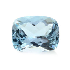 AQUAMARINE CUT CUSHION (A+/HI) 9X7MM 1.94 Cts.