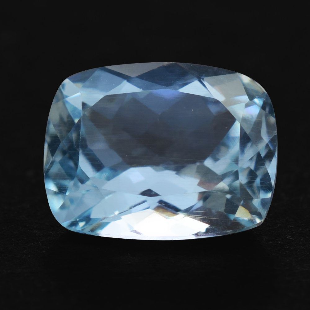 AQUAMARINE CUT CUSHION (A+/HI) 9X7MM 1.94 Cts.