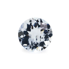 AQUAMARINE CHECKER CUT ROUND (A) 7MM 1.10 Cts.