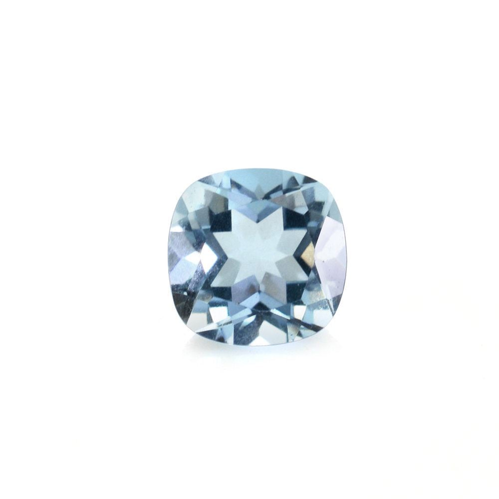 AQUAMARINE CUT CUSHION (A+++/SI) 5MM 0.55 Cts.