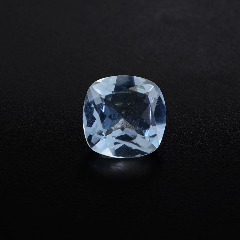 AQUAMARINE CUT CUSHION (A+++/CLEAN) 6MM 0.83 Cts.