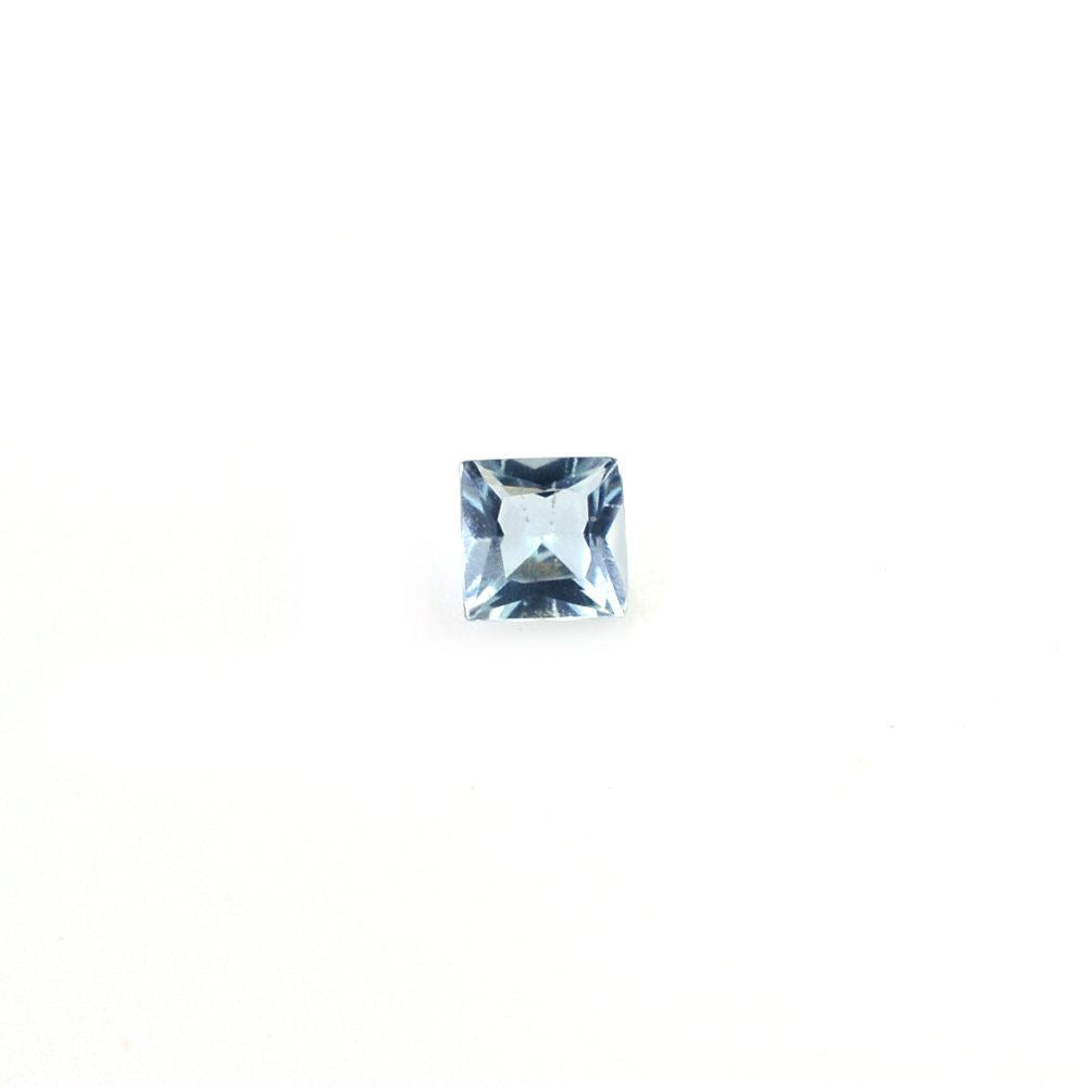 AQUAMARINE PRINCESS CUT SQUARE (A+) 2MM 0.04 Cts.