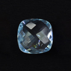 AQUAMARINE BRIOLETTE CUSHION (A+/SI) 11MM 4.35 Cts.