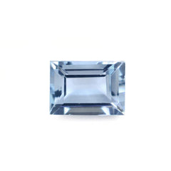 AQUAMARINE CUT BAGUETTE 7X5MM (A) 1.15 Cts.