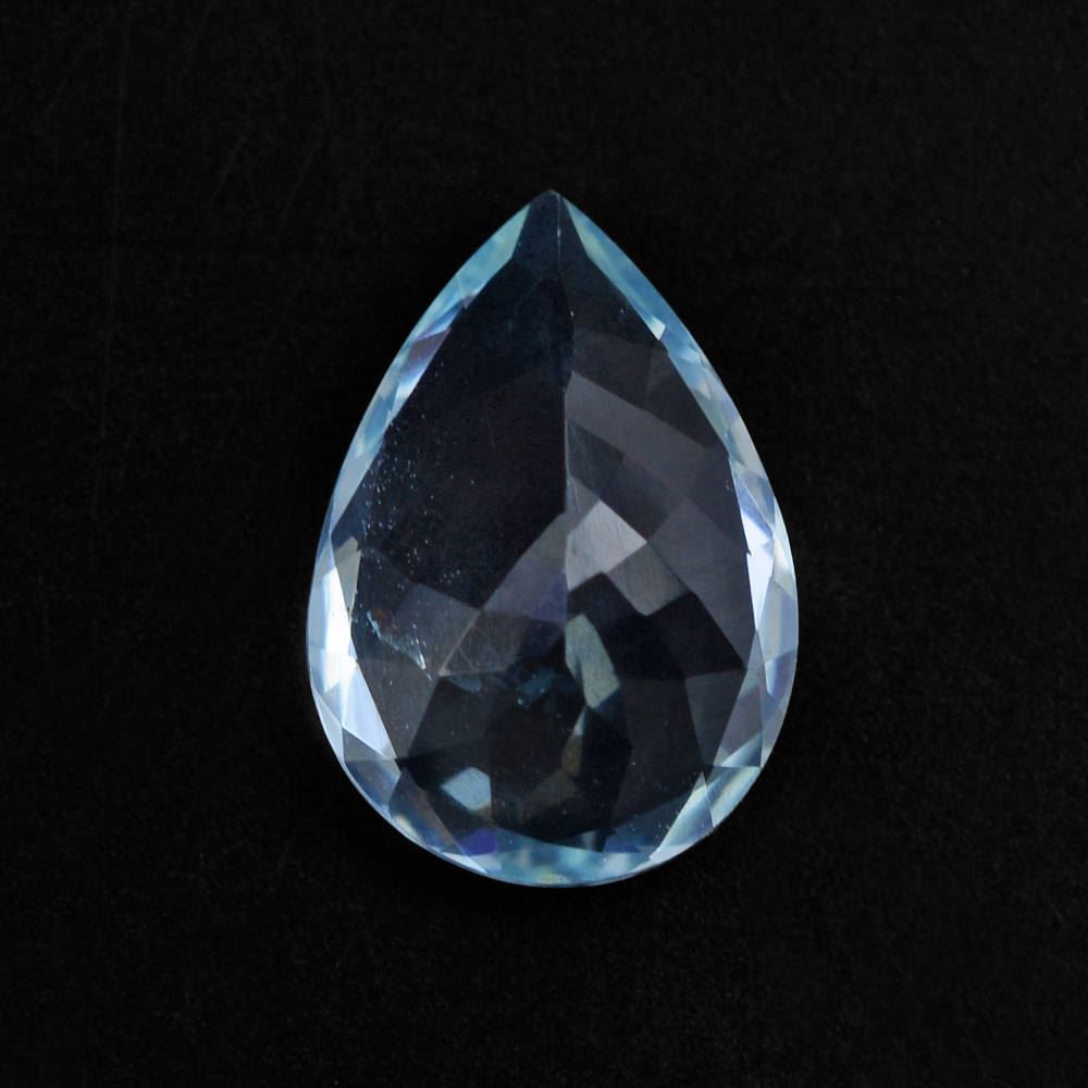 AQUAMARINE CUT PEAR (A+/HI) 10X7MM 1.60 Cts.