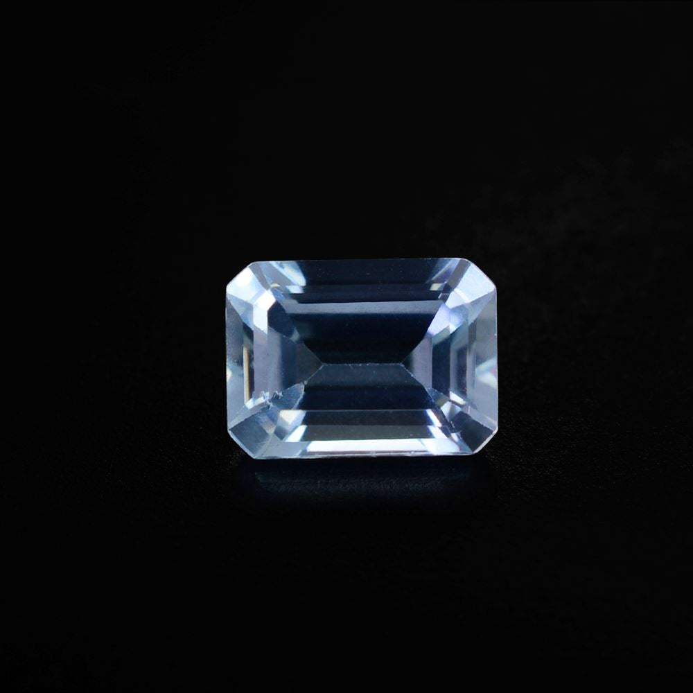 AQUAMARINE CUT OCTAGON (A+) 7X5MM 0.90 Cts.