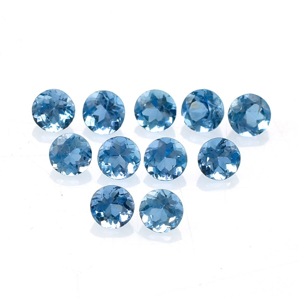 AQUAMARINE CUT ROUND (A+++++) 2.20MM 0.06 Cts.