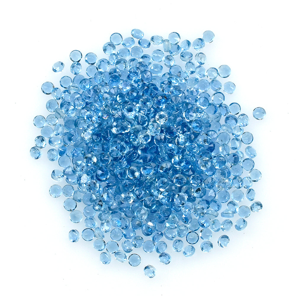 AQUAMARINE CUT ROUND (A+++++) 1.20MM 0.01 Cts.