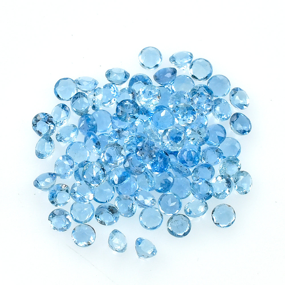 AQUAMARINE CUT ROUND (A++++) 1.80MM 0.02 Cts.