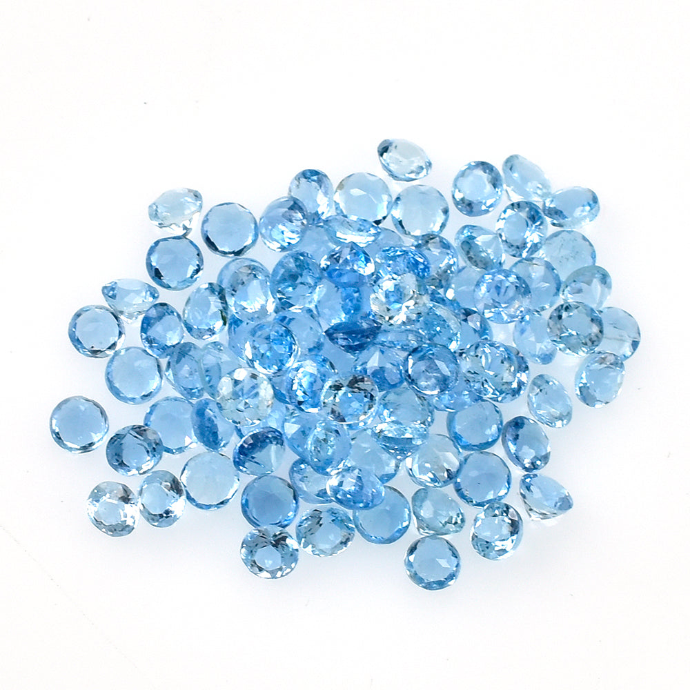 AQUAMARINE CUT ROUND (A++++) 1.70MM 0.02 Cts.