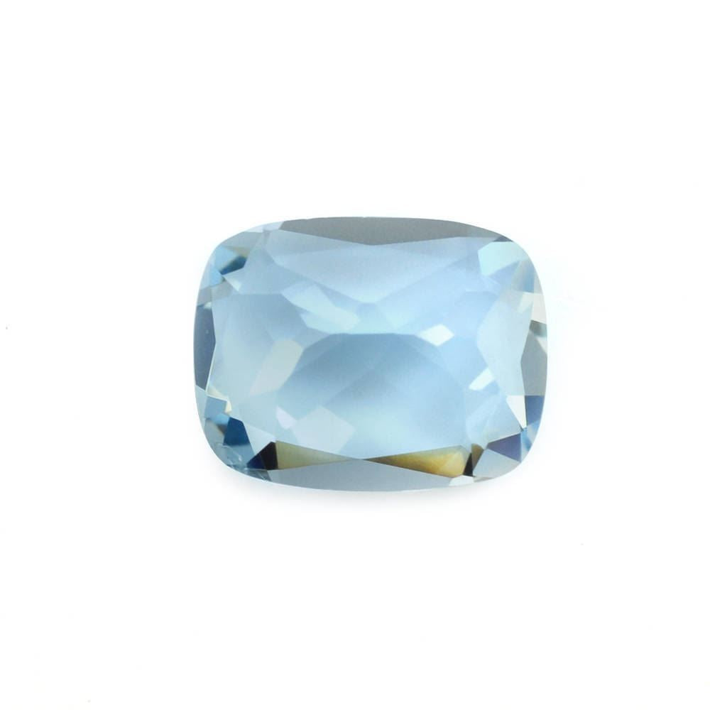 AQUAMARINE CUT CUSHION (A+++) 9X7MM 1.77 Cts.