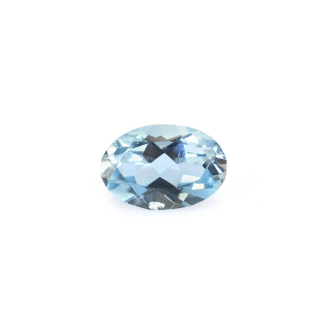 AQUAMARINE CUT OVAL (A+++) 5X3MM 0.15 Cts.