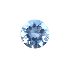 AQUAMARINE CHECKER CUT ROUND (A++/SI) 8MM 1.68 Cts.