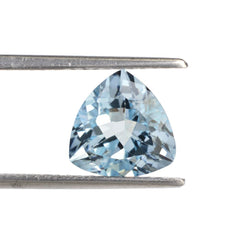 AQUAMARINE CUT TRILLION (A++/SI) 10MM 3.21 Cts.